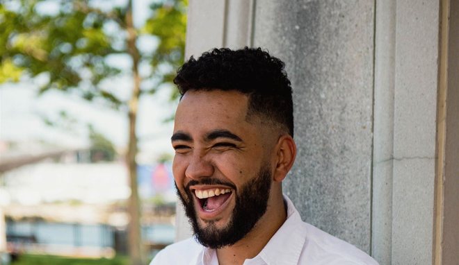 Mateus laughing